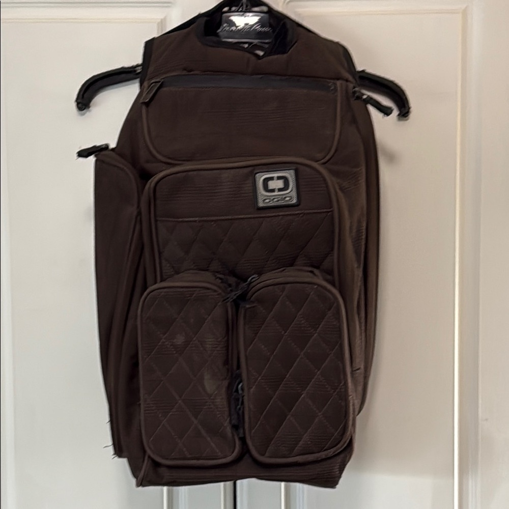 OGIO Brown Quilted Laptop Backpack